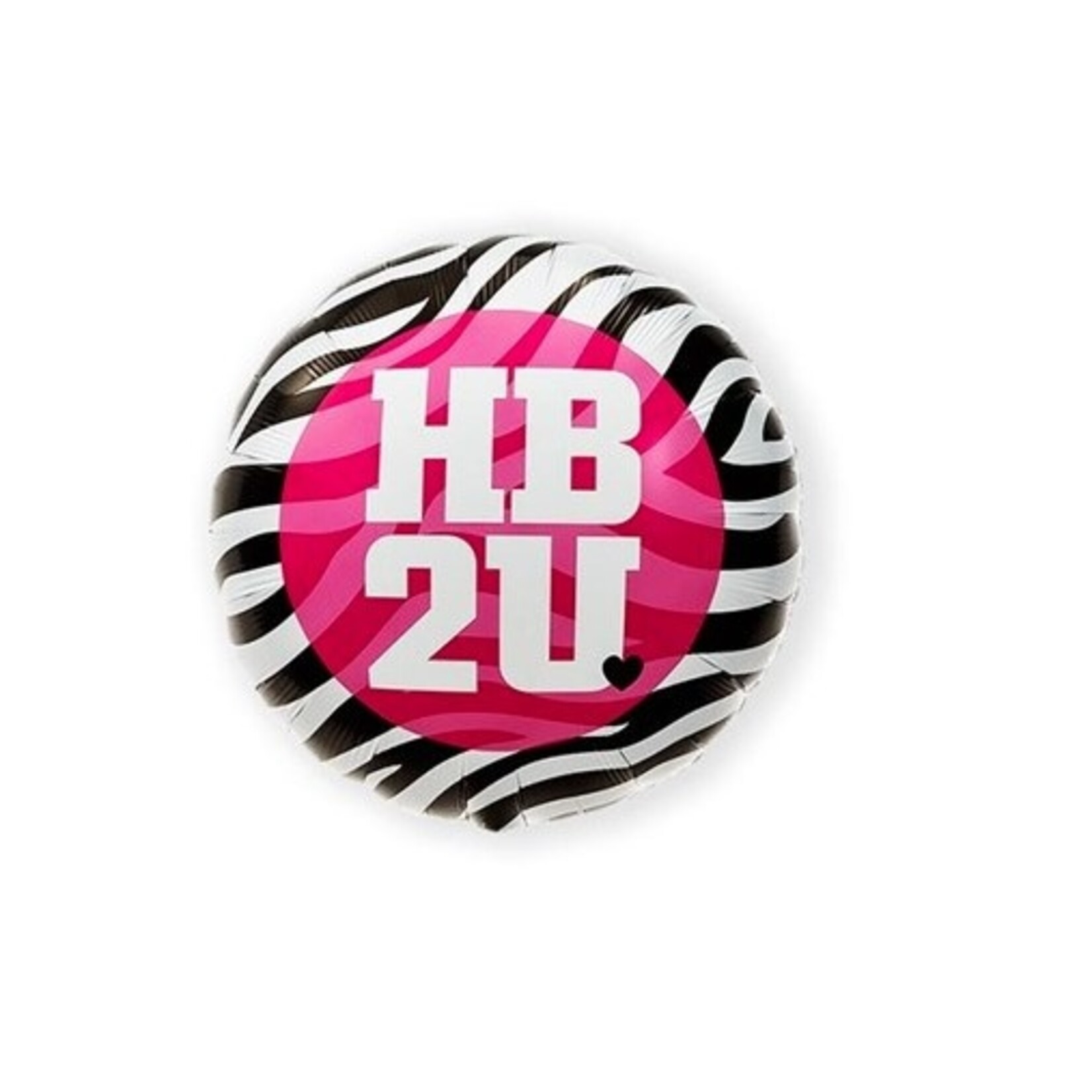 Party Planet Folieballon ’HB2U’ zebra (46cm)