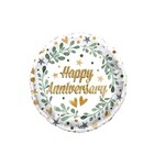 Party Planet Folieballon 'Anniversary’ ECO (Ø46cm)