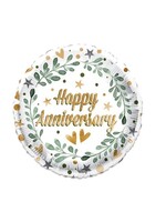 Party Planet Folieballon 'Anniversary’ ECO (Ø46cm)