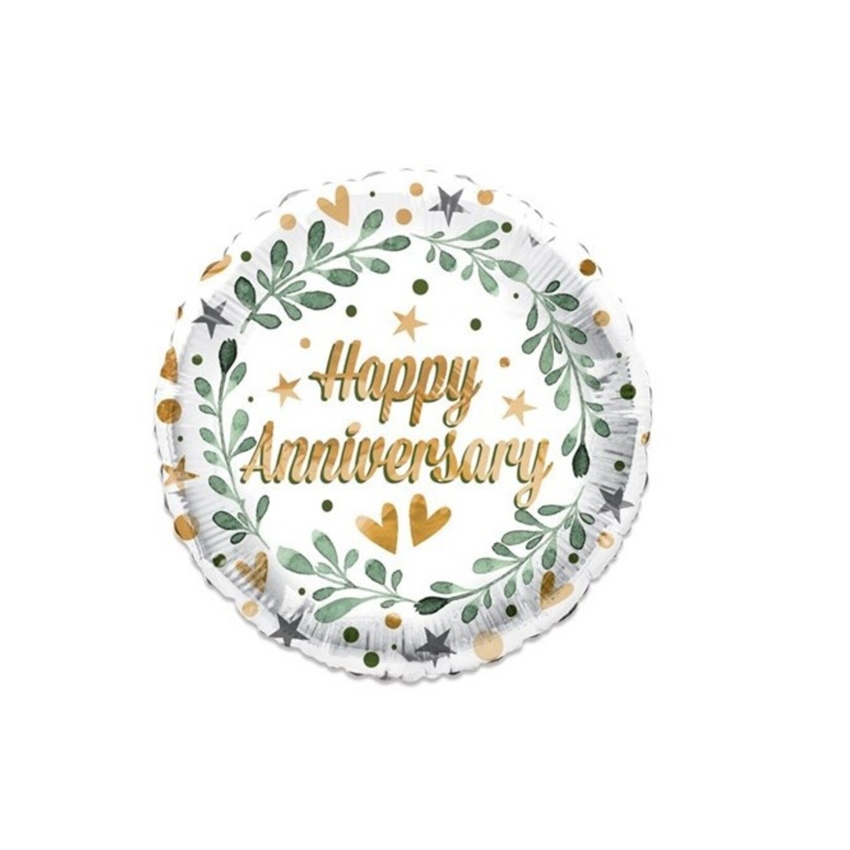 Party Planet Folieballon 'Anniversary’ ECO (Ø46cm)
