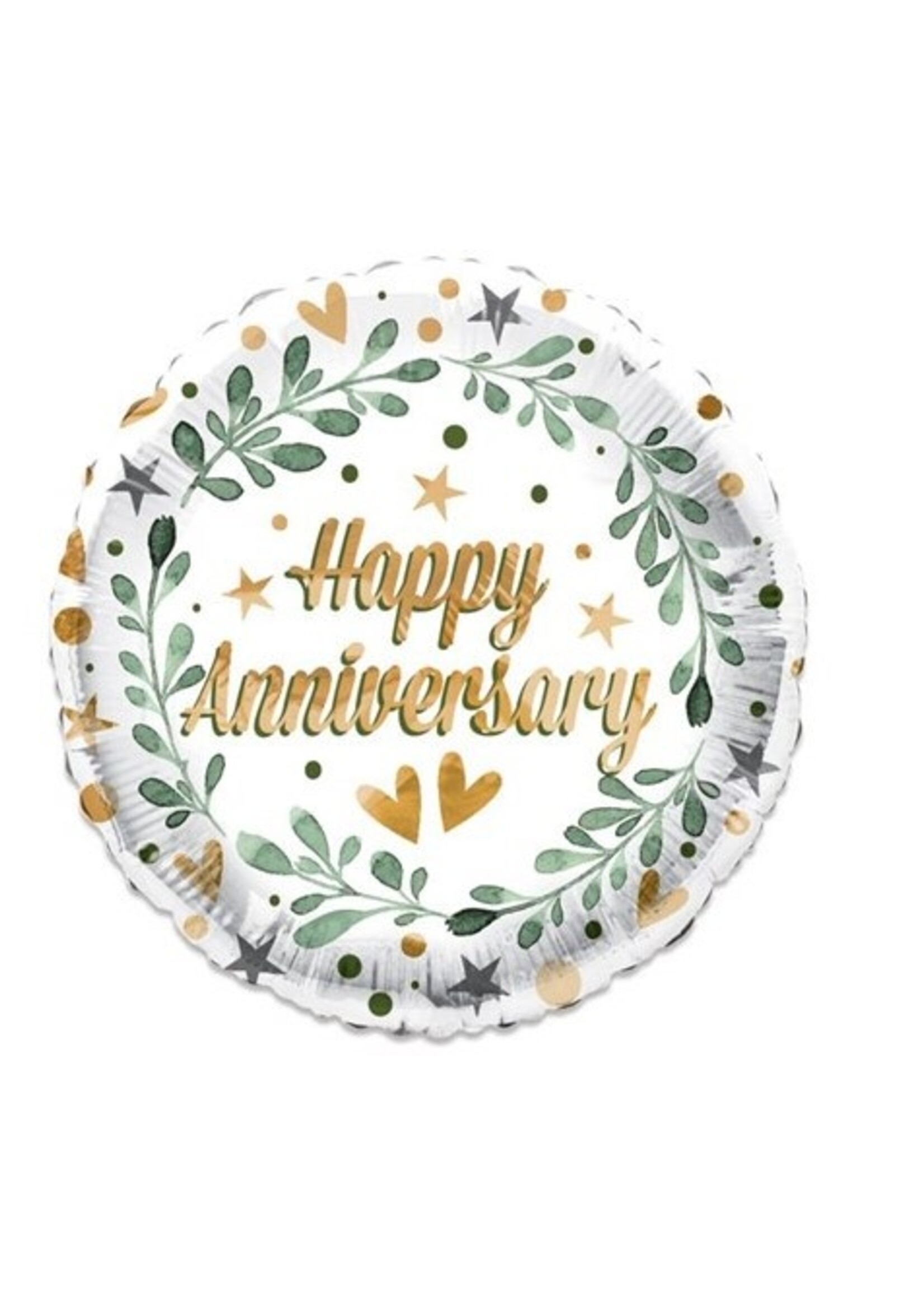 Party Planet Folieballon 'Anniversary’ ECO (Ø46cm)