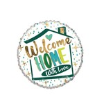 Party Planet Folieballon ’Welcome home’ ECO (Ø46cm)