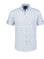 Party Planet overhemd met hertenmotieven, korte mouw