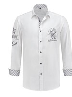 Party Planet Overhemd met verfijnd designborduursel