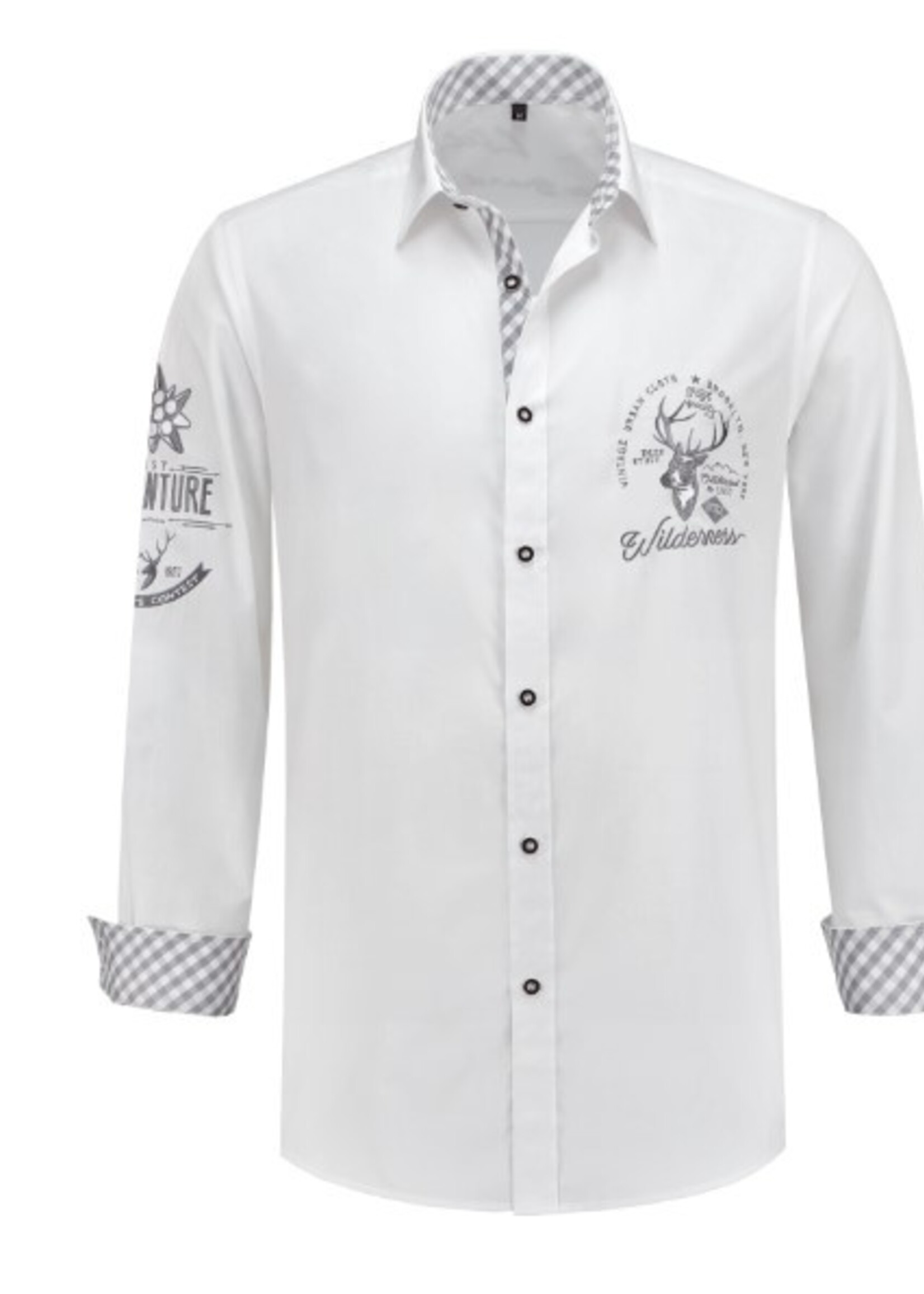 Party Planet Overhemd met verfijnd designborduursel