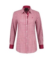 Party Planet Rood-wit geruit met stippen en hertenborduursel