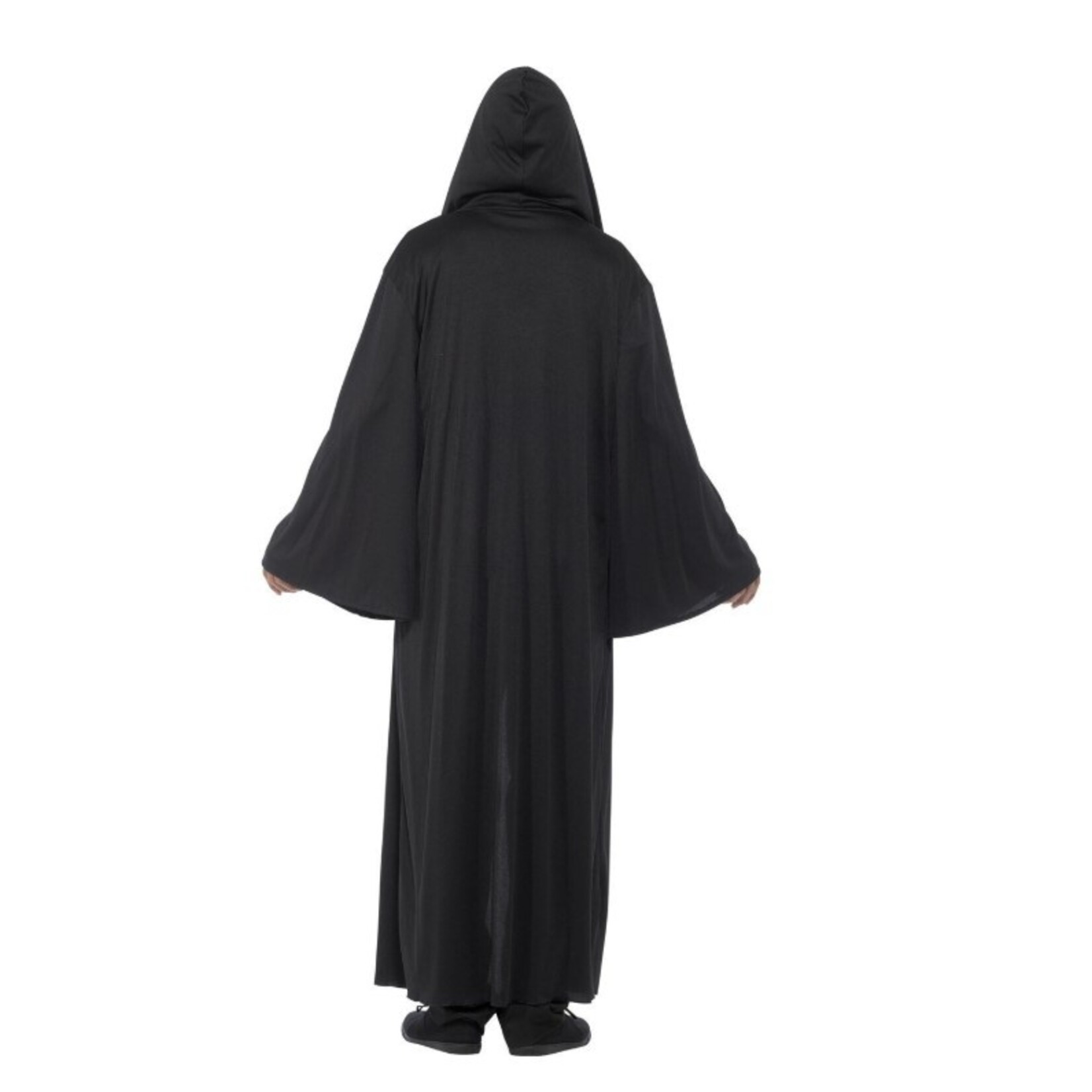 Party Planet Zwarte Cape Met Capuchon