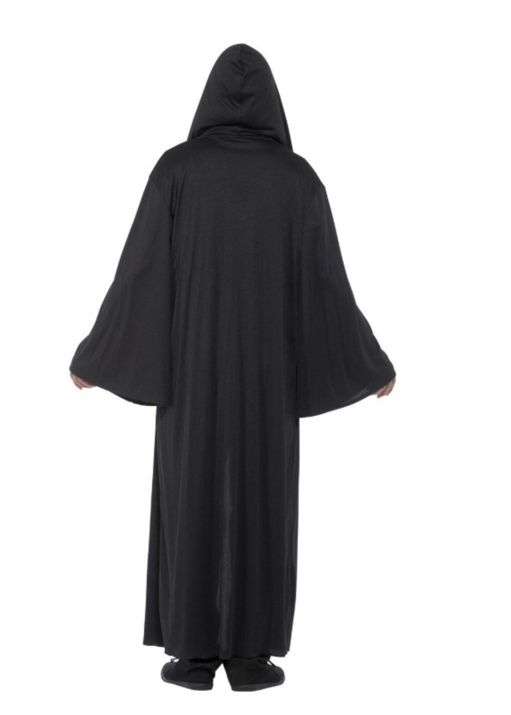 Party Planet Zwarte Cape Met Capuchon