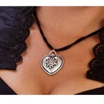 Party Planet Ketting met hart-hanger