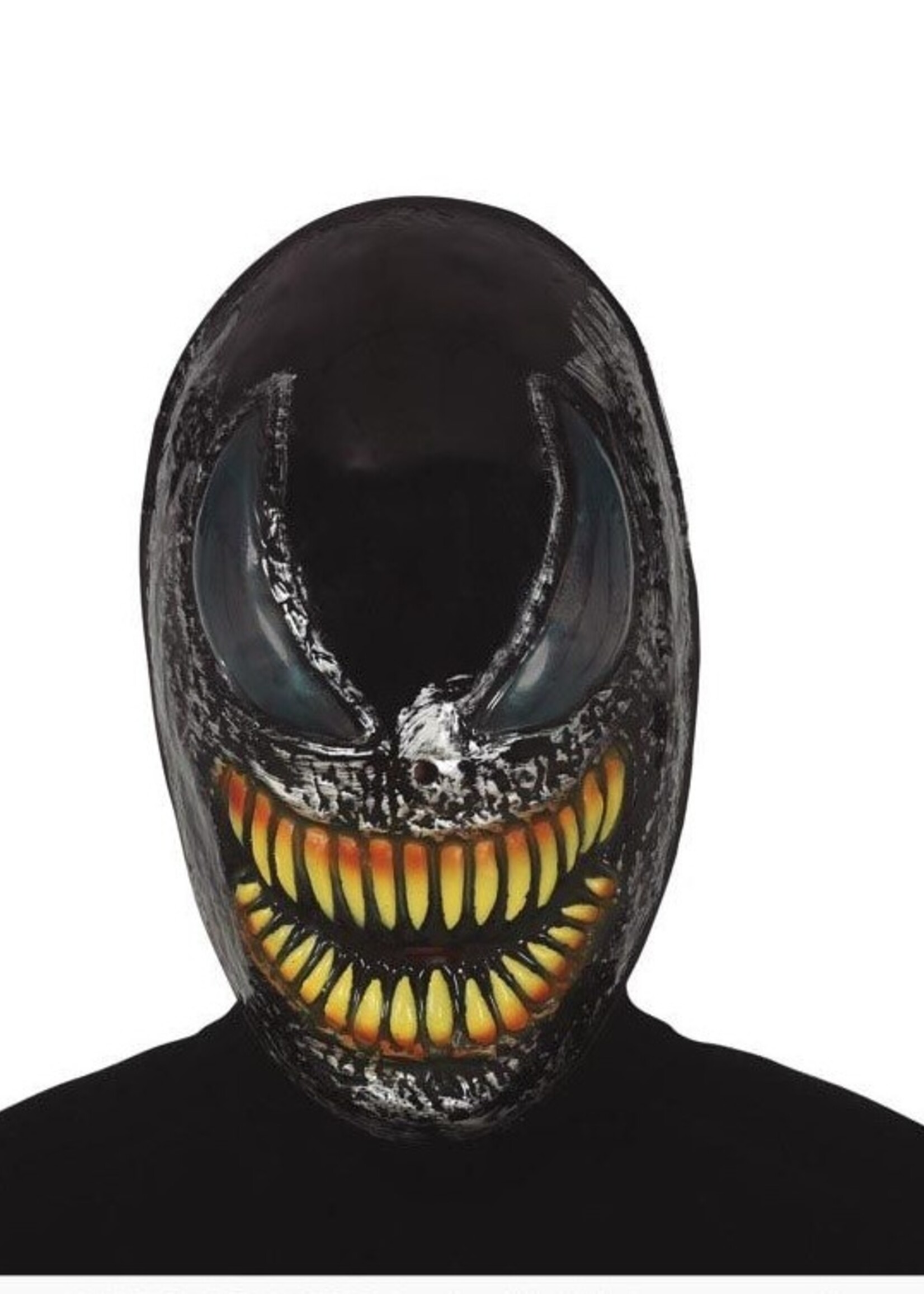 Party Planet Zwart heldmasker