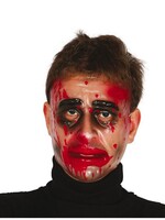 Party Planet Transparant masker met bloed