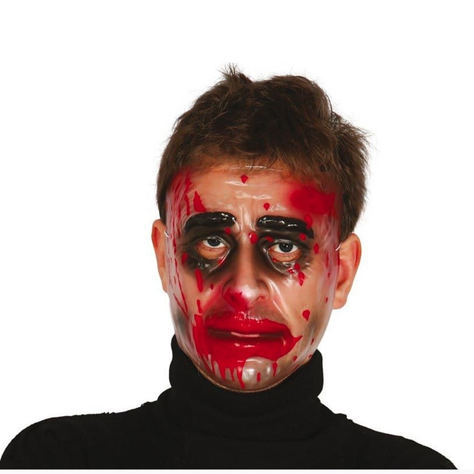 Party Planet Transparant masker met bloed