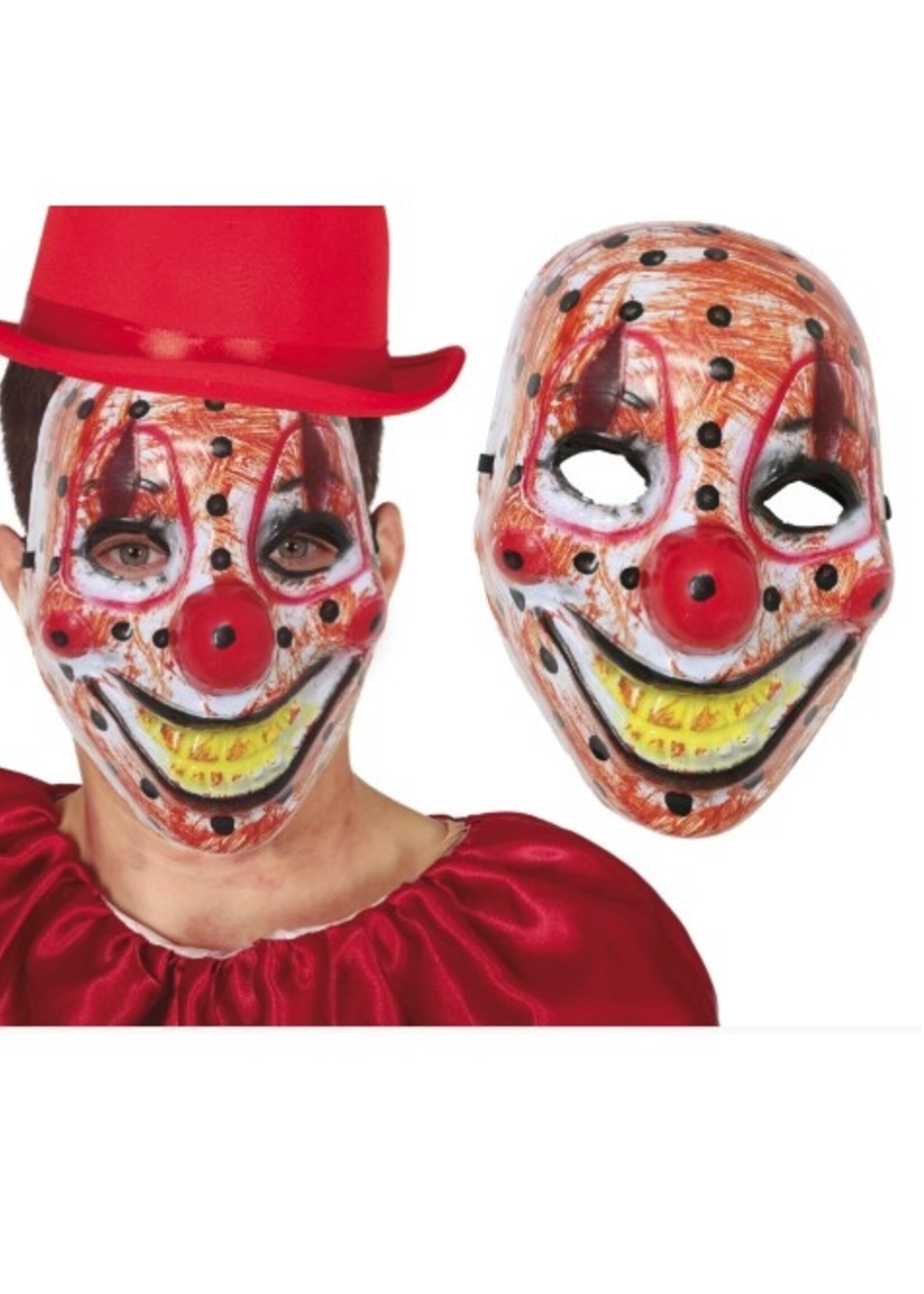 Party Planet Clownsmasker van PVC