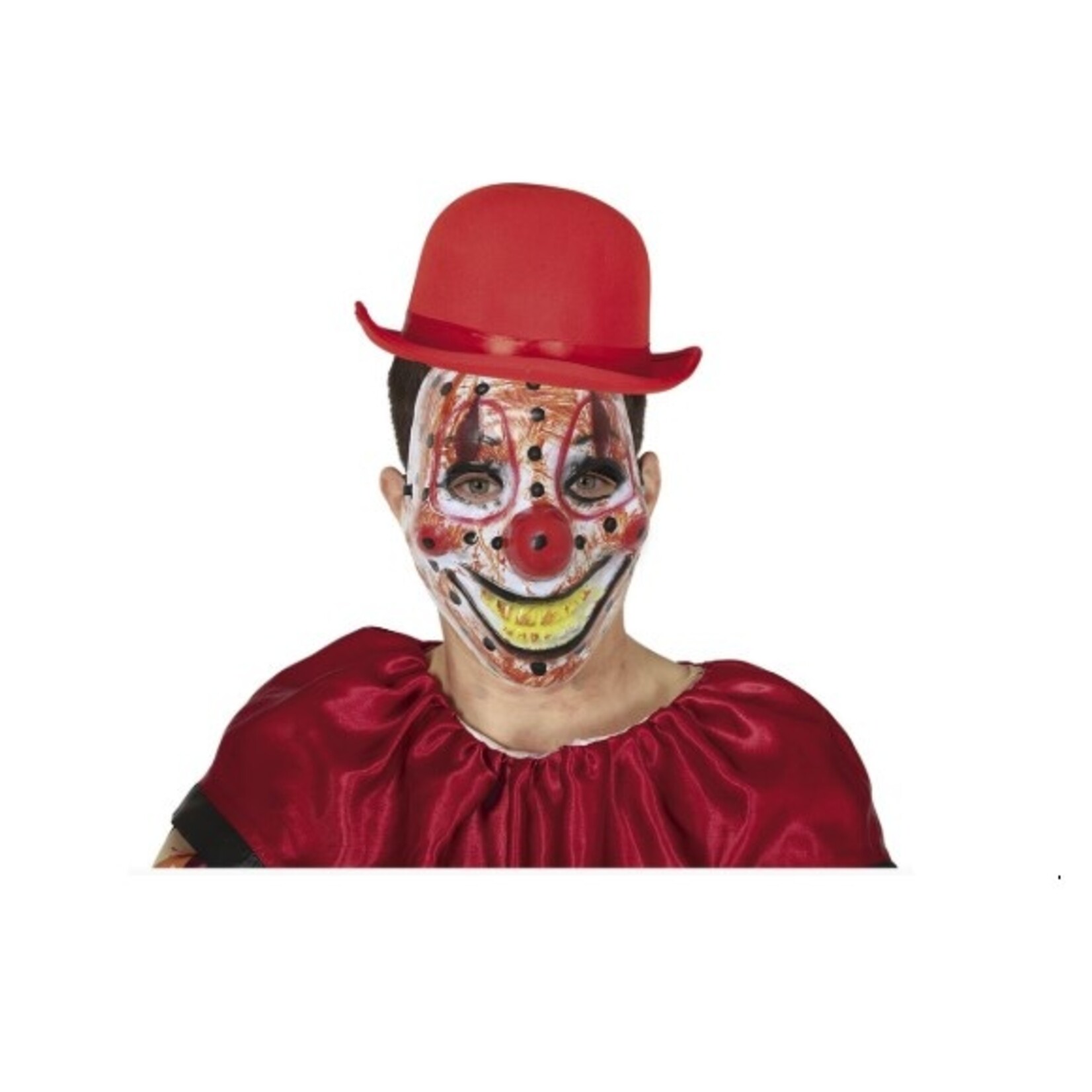 Party Planet Clownsmasker van PVC