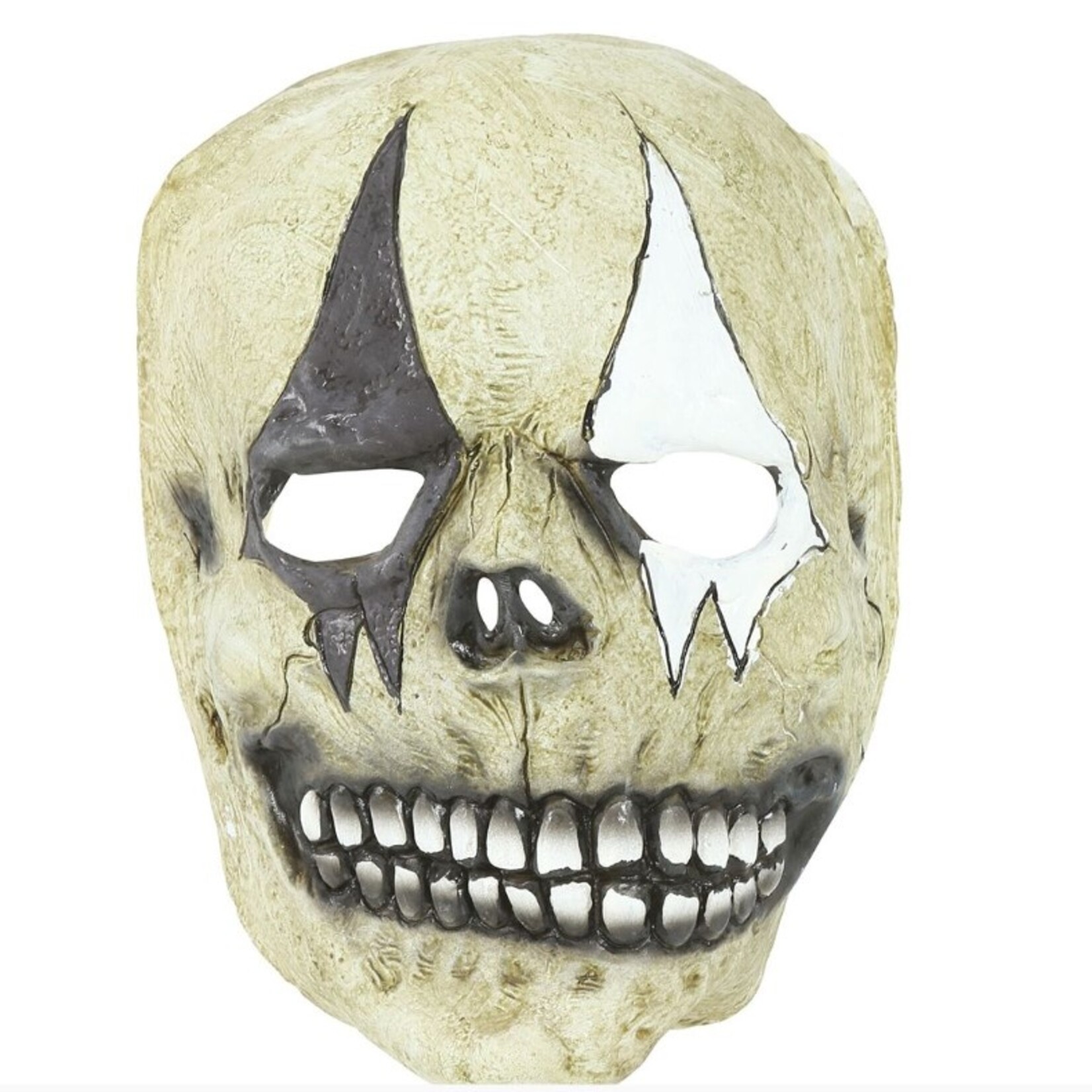 Party Planet Harlequin skull mask latex