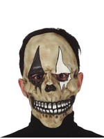 Party Planet Harlequin skull mask latex