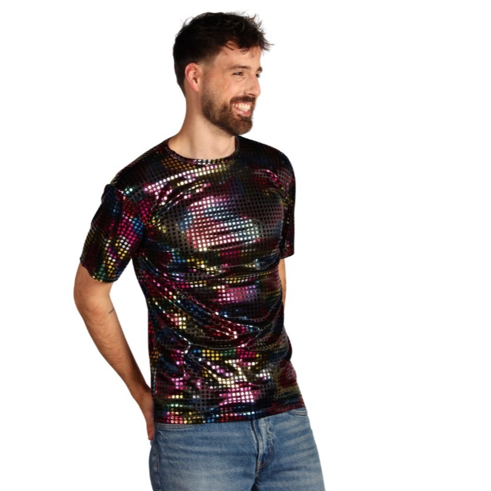 Party Planet T-shirt heer "Party King" 4242