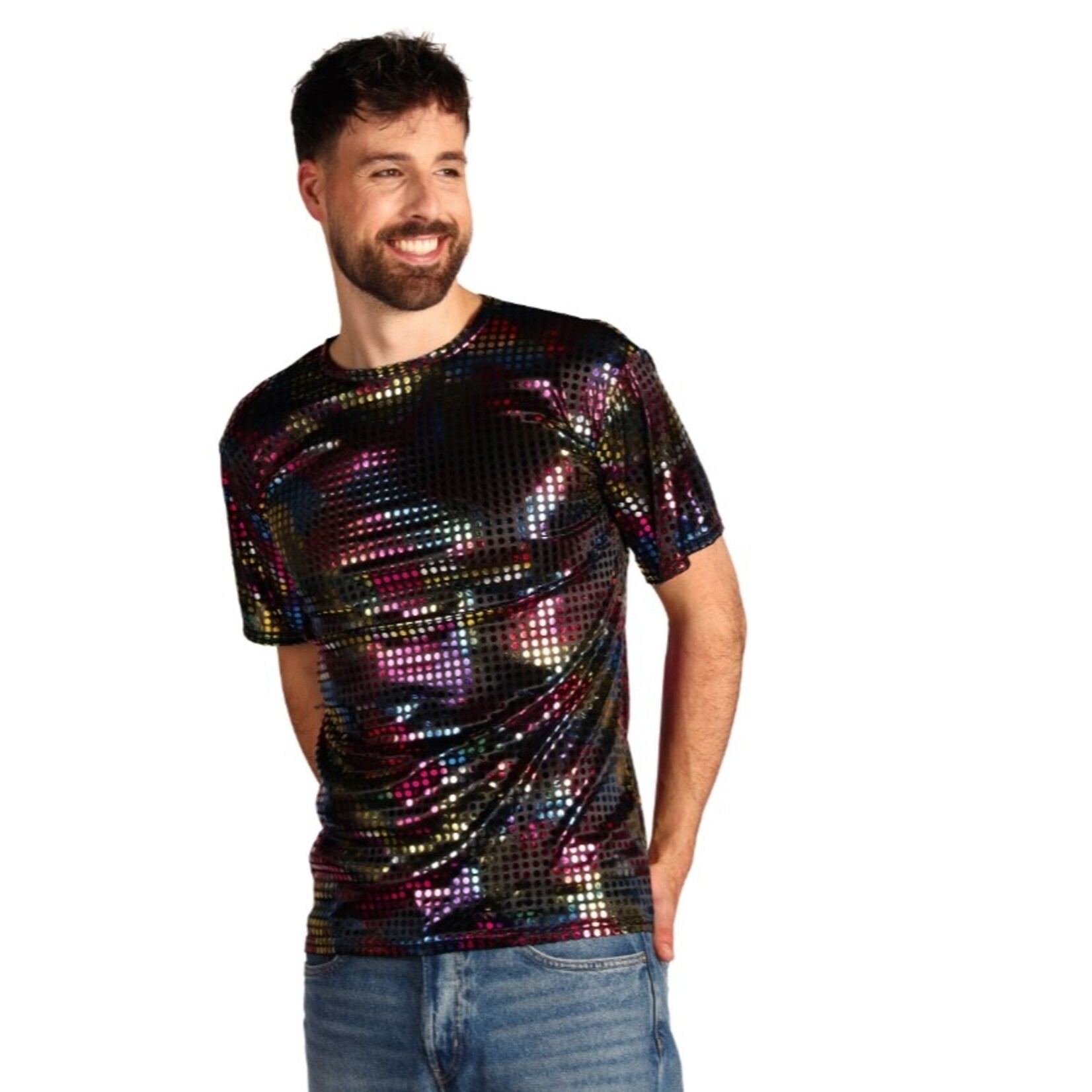 Party Planet T-shirt heer "Party King" 4242
