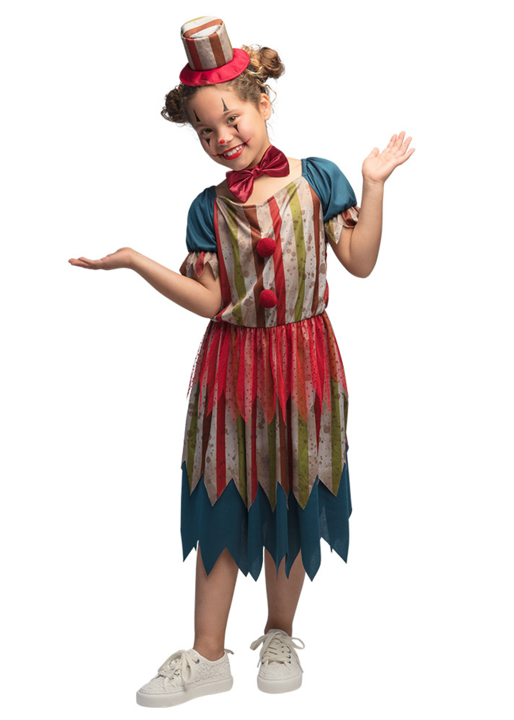 Party Planet Kostuum Evil clownette (10-12 jr)