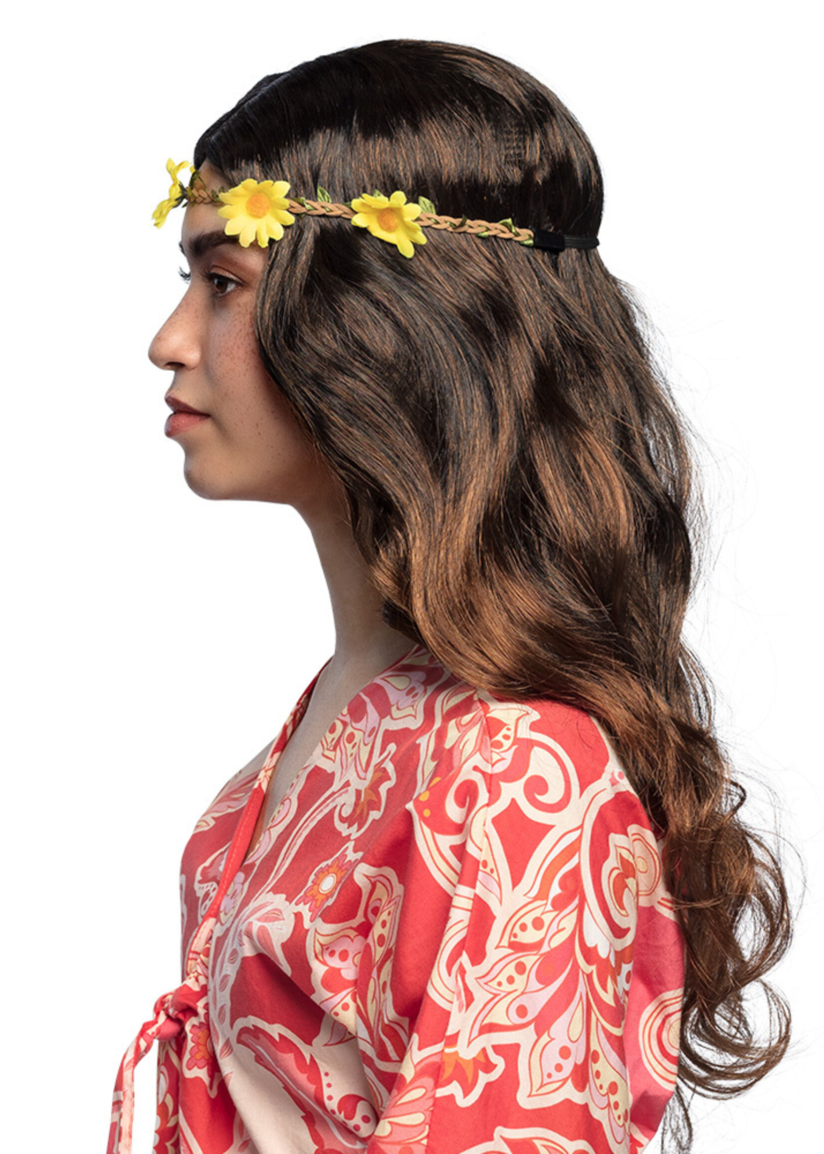 Party Planet Pruik Joy zwart