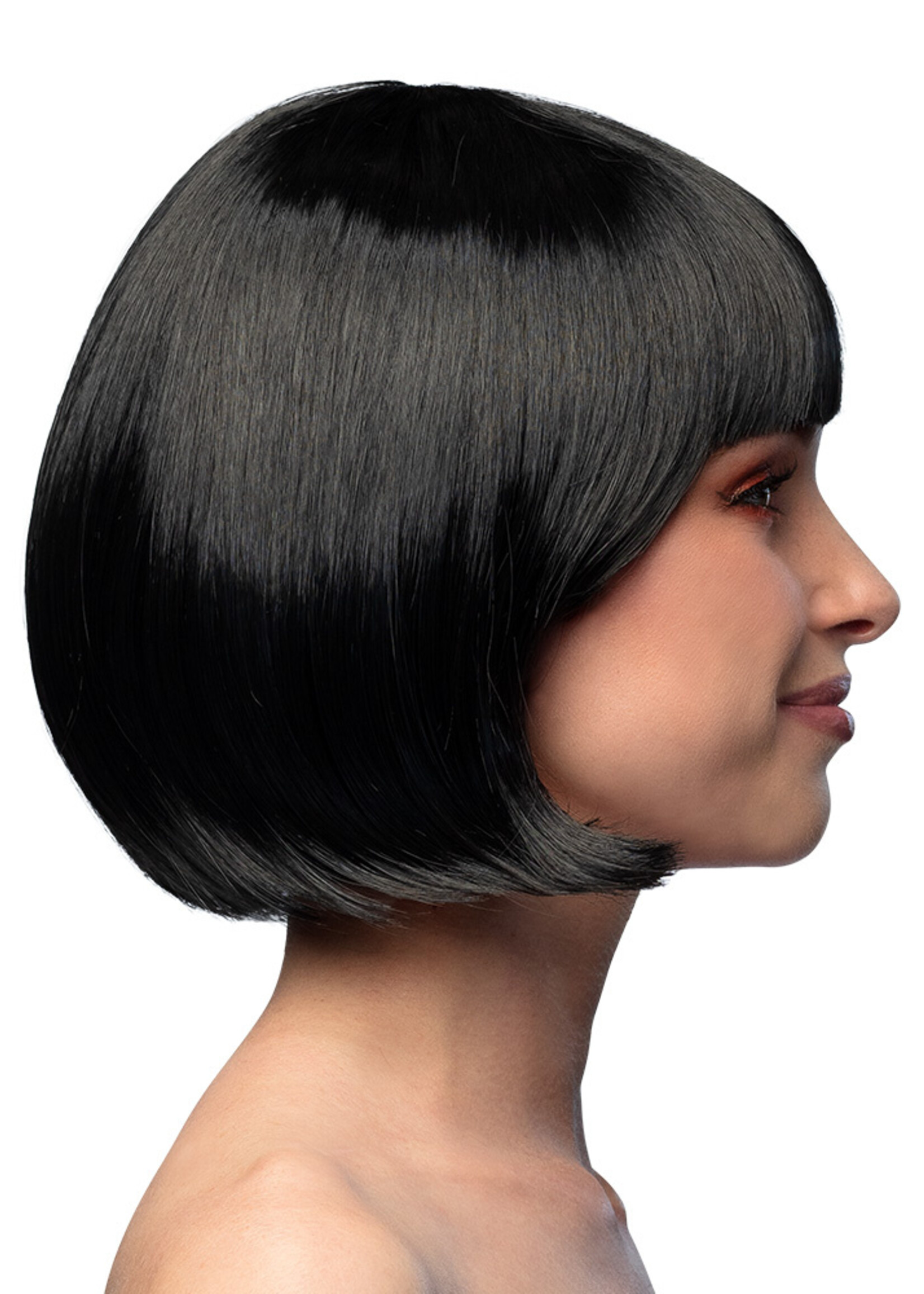 Party Planet Pruik Cabaret zwart