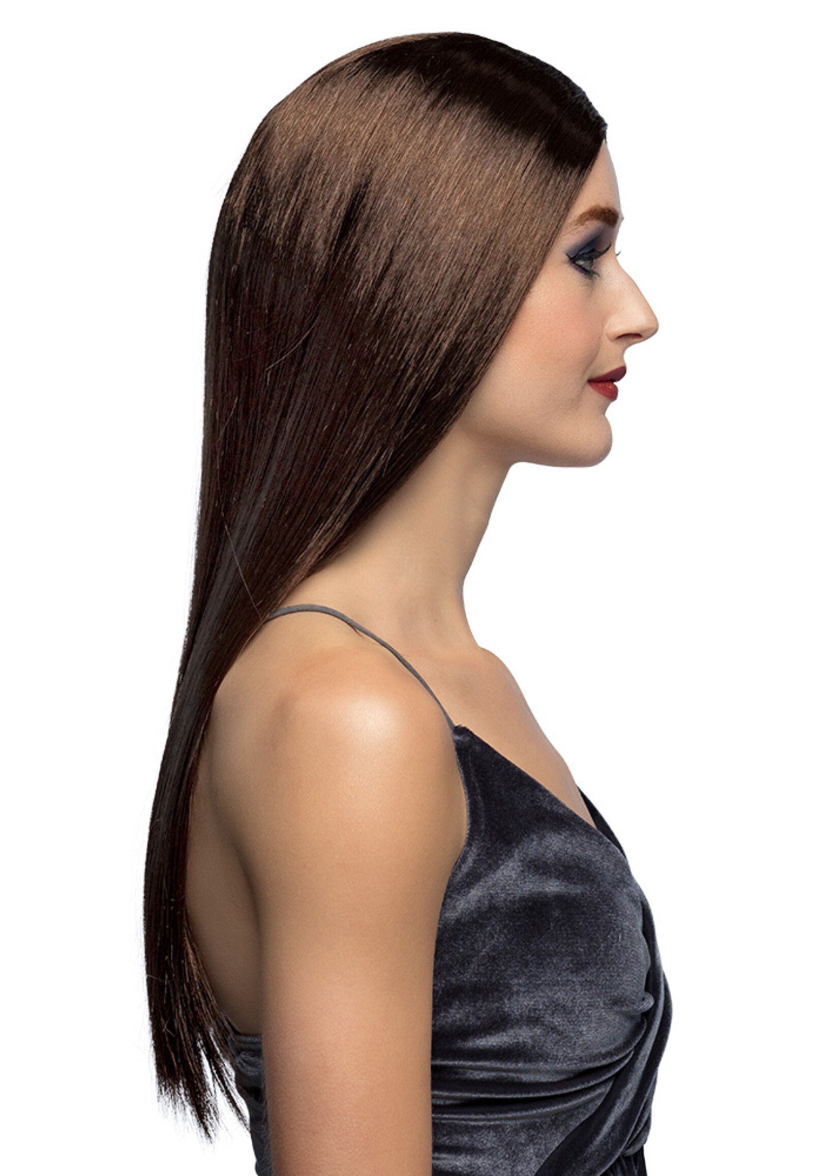 Party Planet Pruik Heks bruin