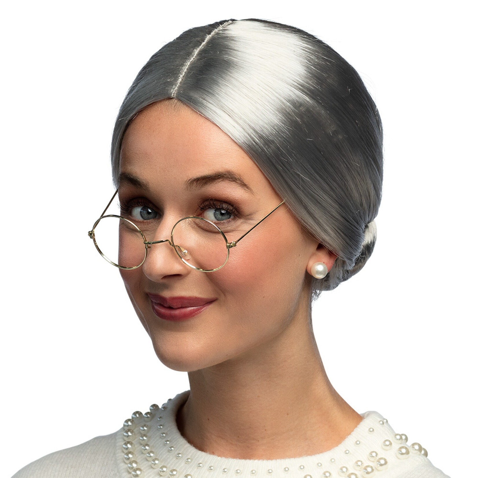 Party Planet Pruik Granny