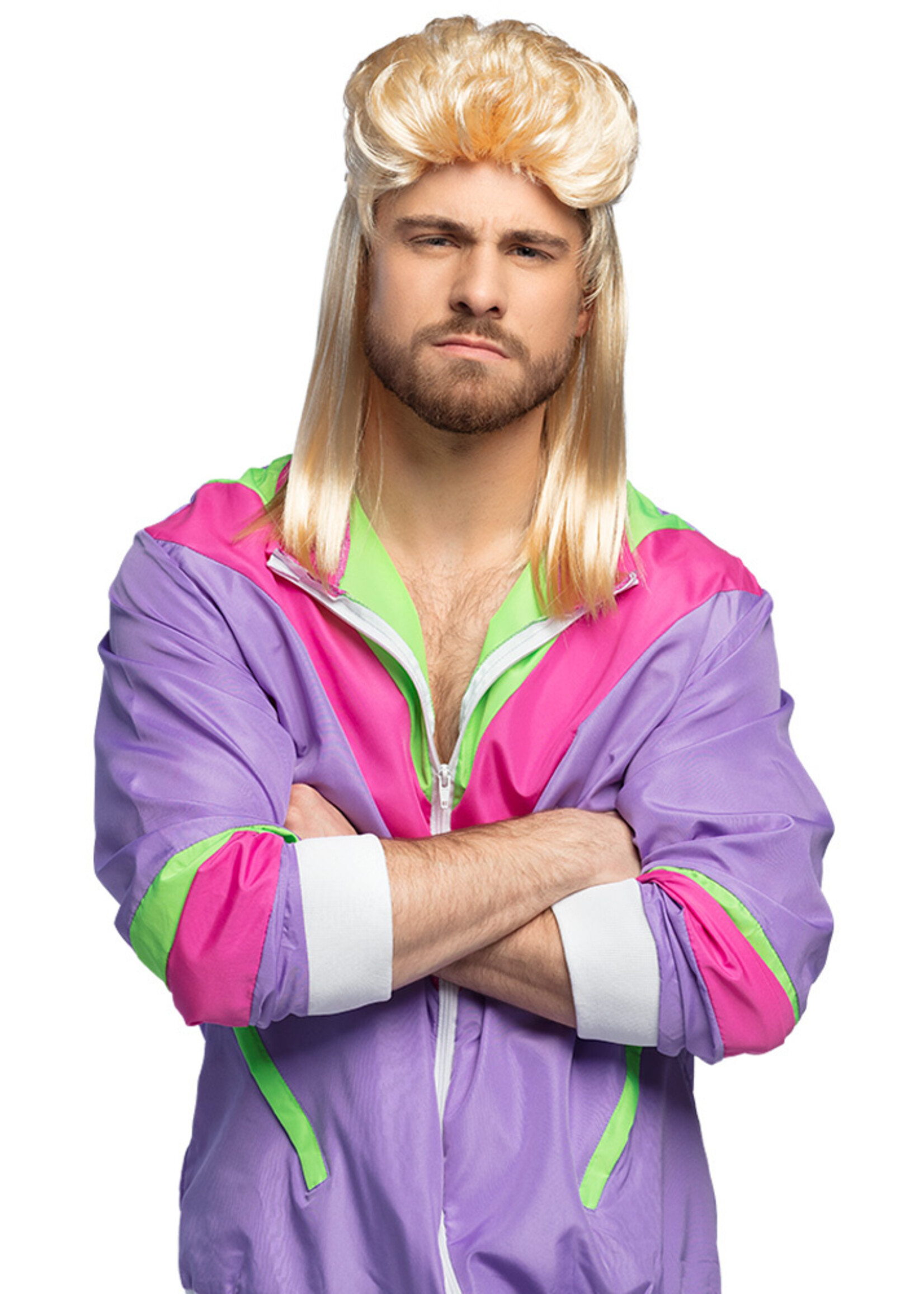 Party Planet Trainingspak Retro dude paars