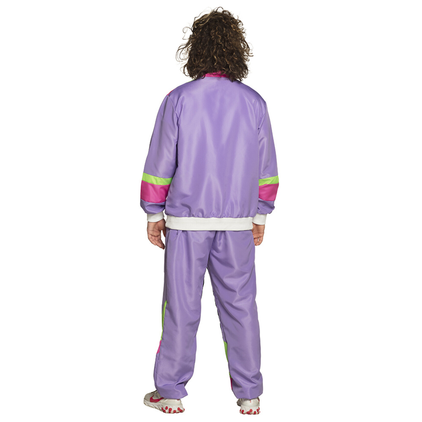 Party Planet Trainingspak Retro dude paars