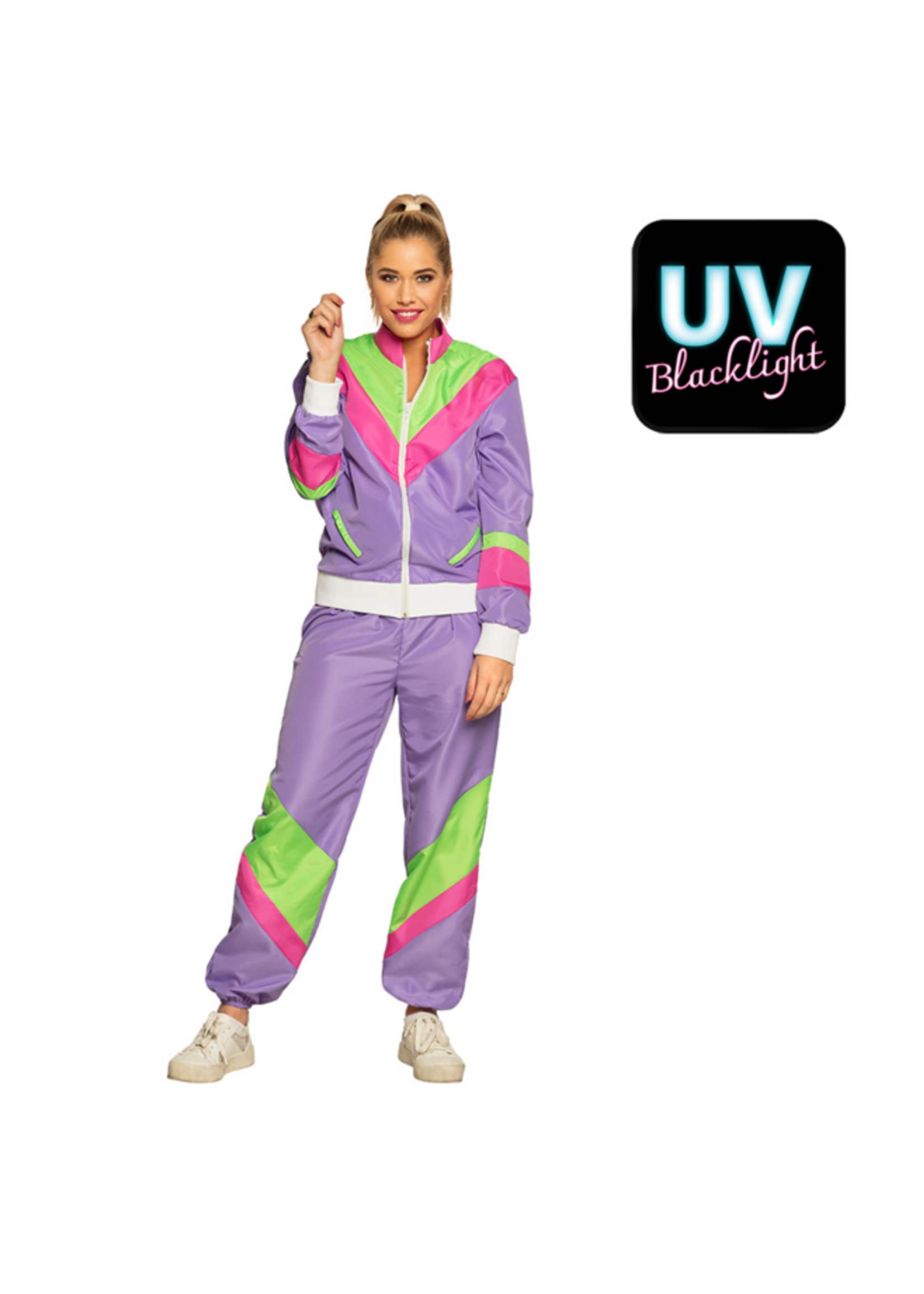 Party Planet Trainingspak Retro babe paars