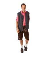 Party Planet Gebreid vest heren, mouwloos