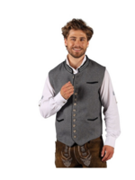 Party Planet Herenvest Grijs