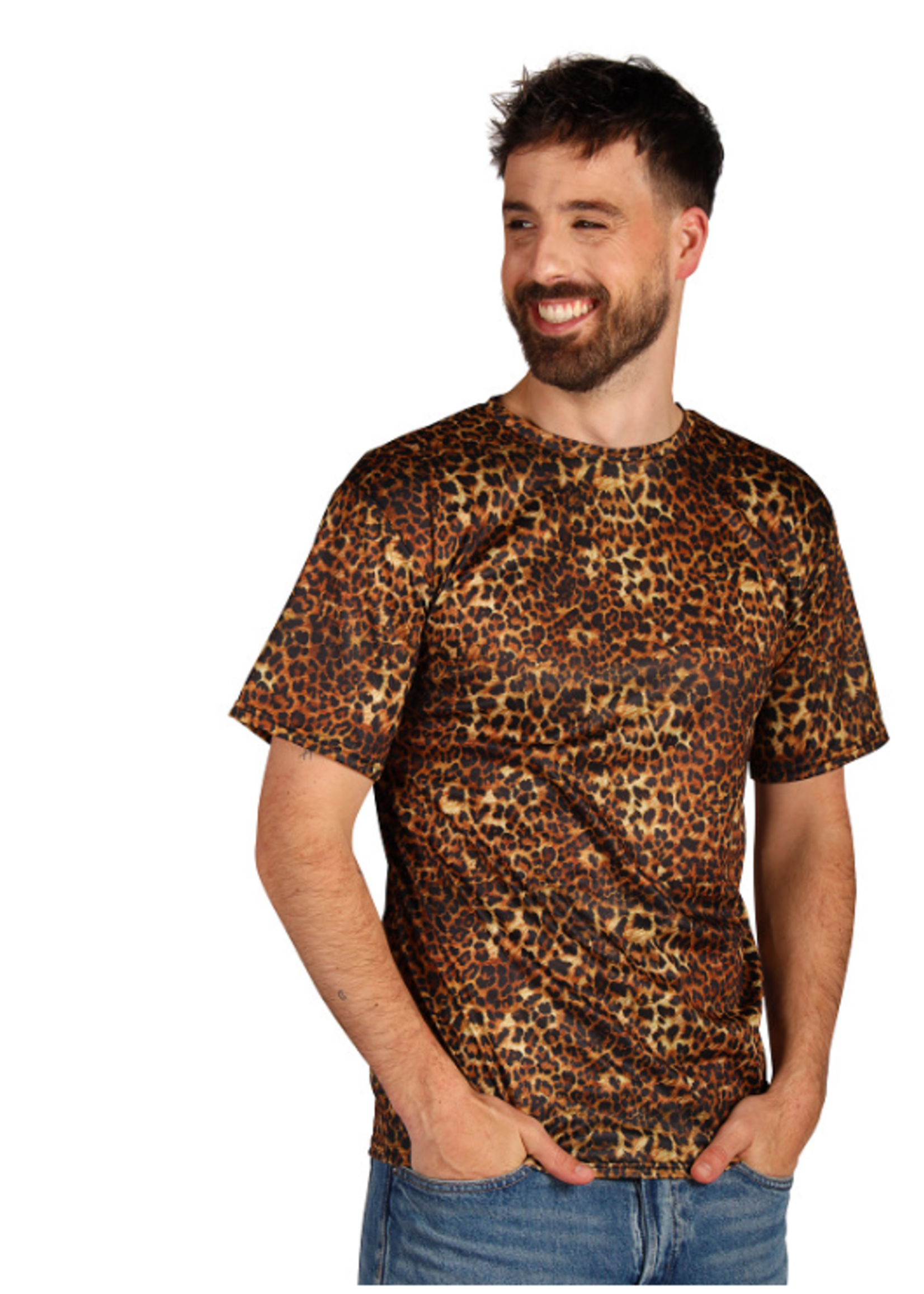 Party Planet T-shirt heer "Party Animal" Tijger