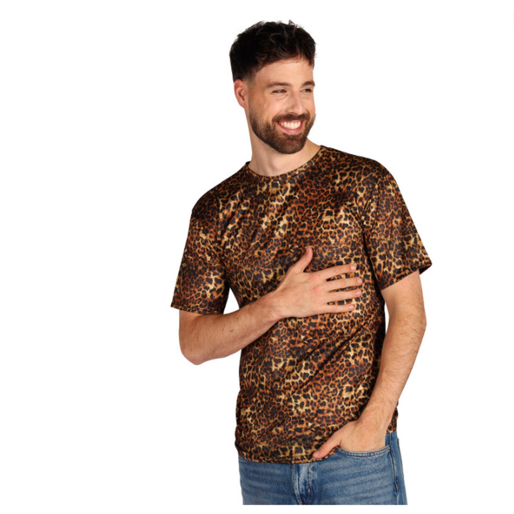 Party Planet T-shirt heer "Party Animal" Tijger