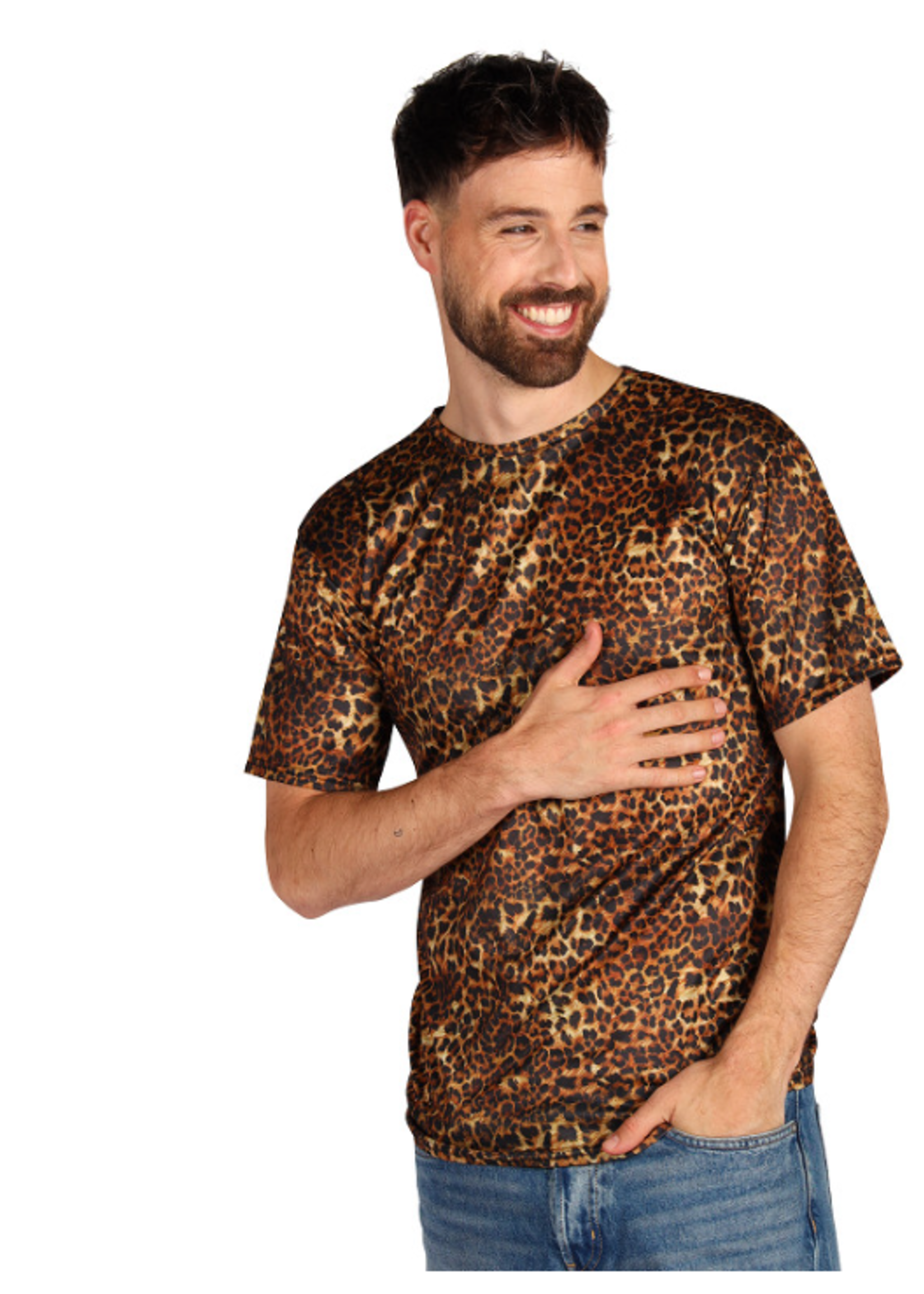 Party Planet T-shirt heer "Party Animal" Tijger