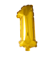Party Planet Folieballon 16″ nr. 1 goud