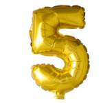 Party Planet Folieballon 16″ nr. 5 goud
