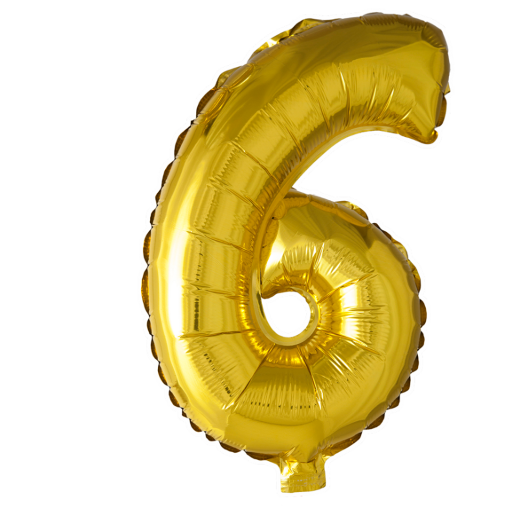 Party Planet Folieballon 16″ nr. 6 goud
