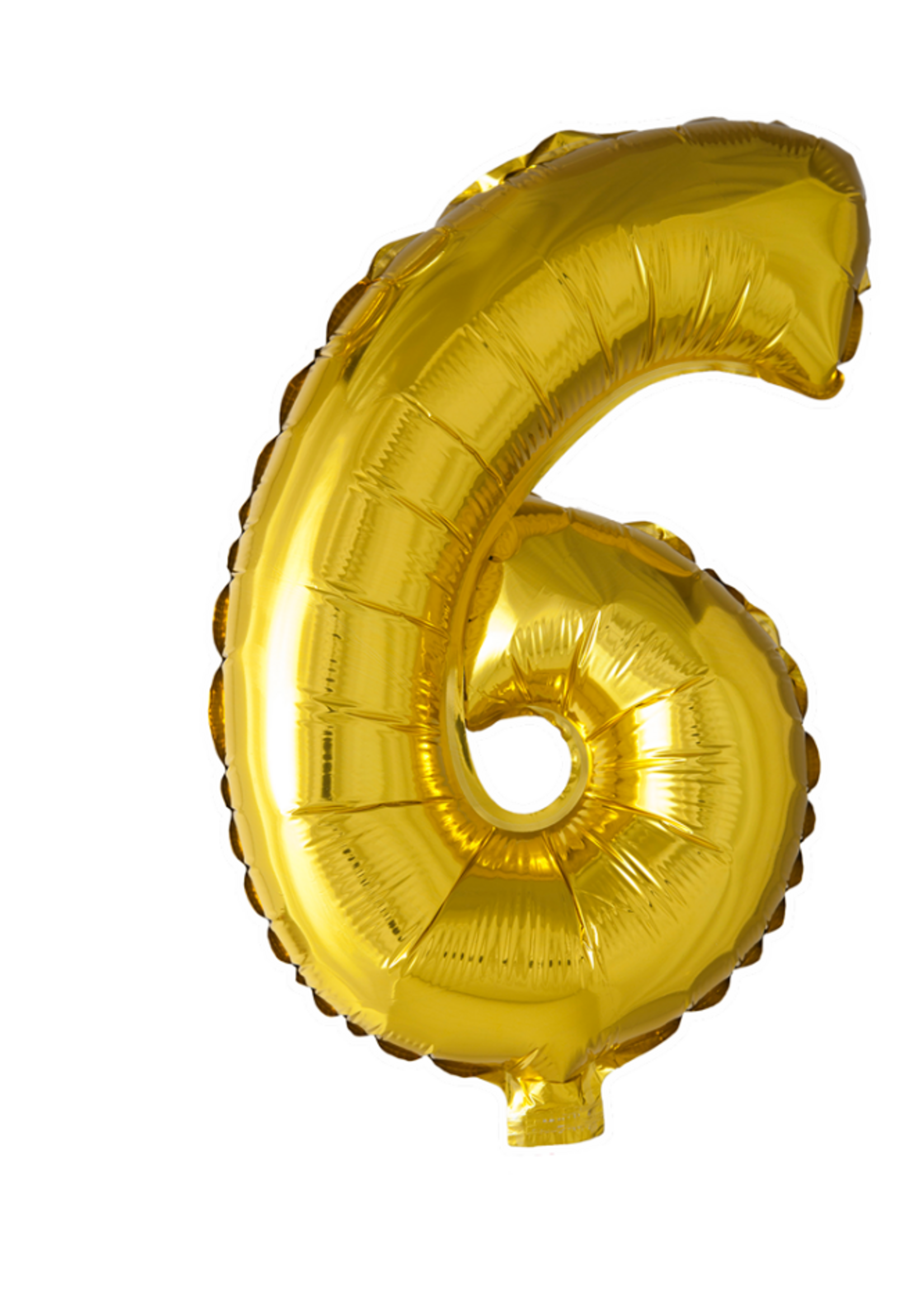 Party Planet Folieballon 16″ nr. 6 goud