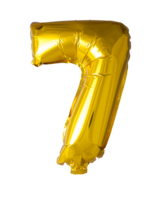 Party Planet Folieballon 16″ nr. 7 goud