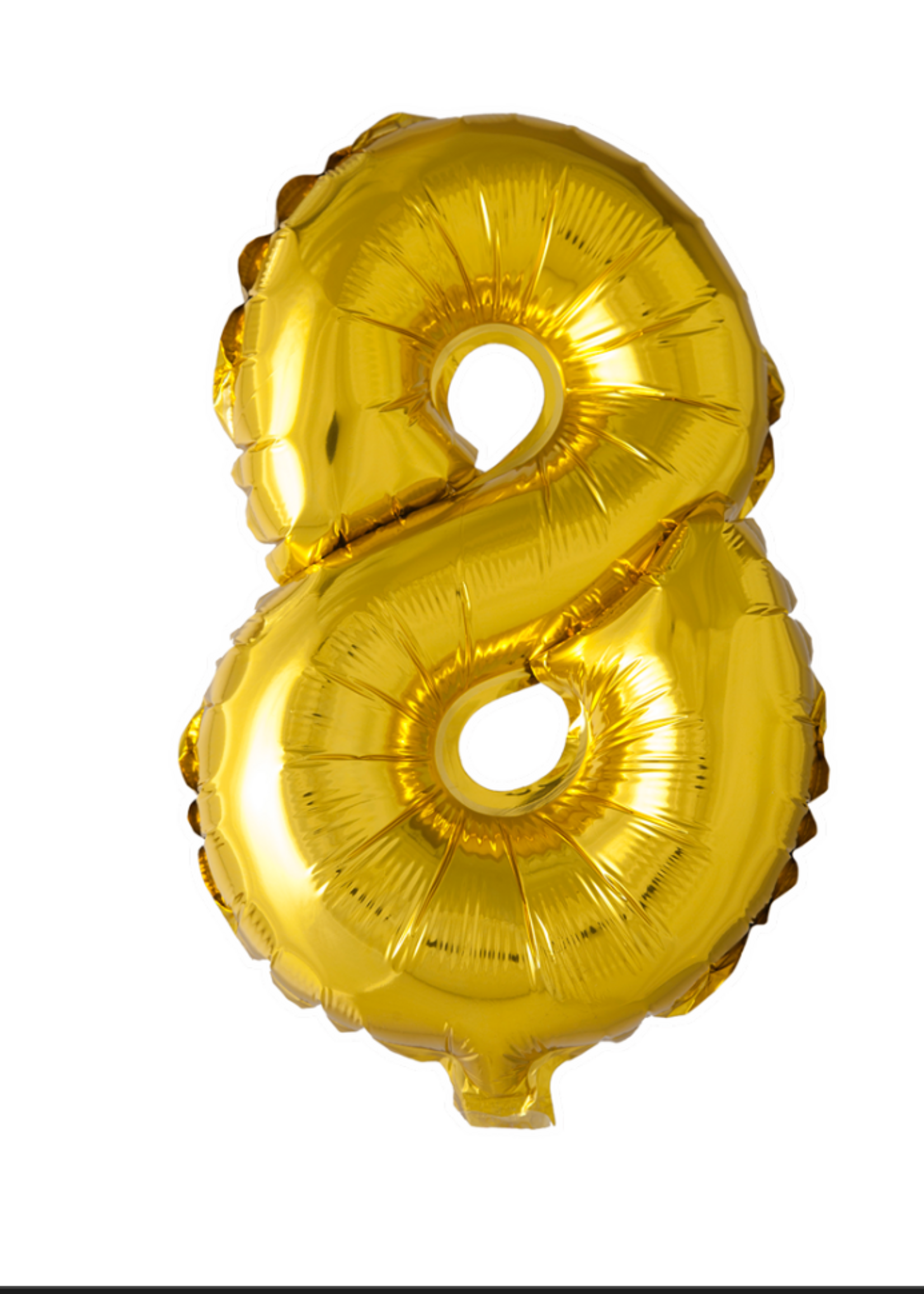 Party Planet Folieballon 16″ nr. 8 goud