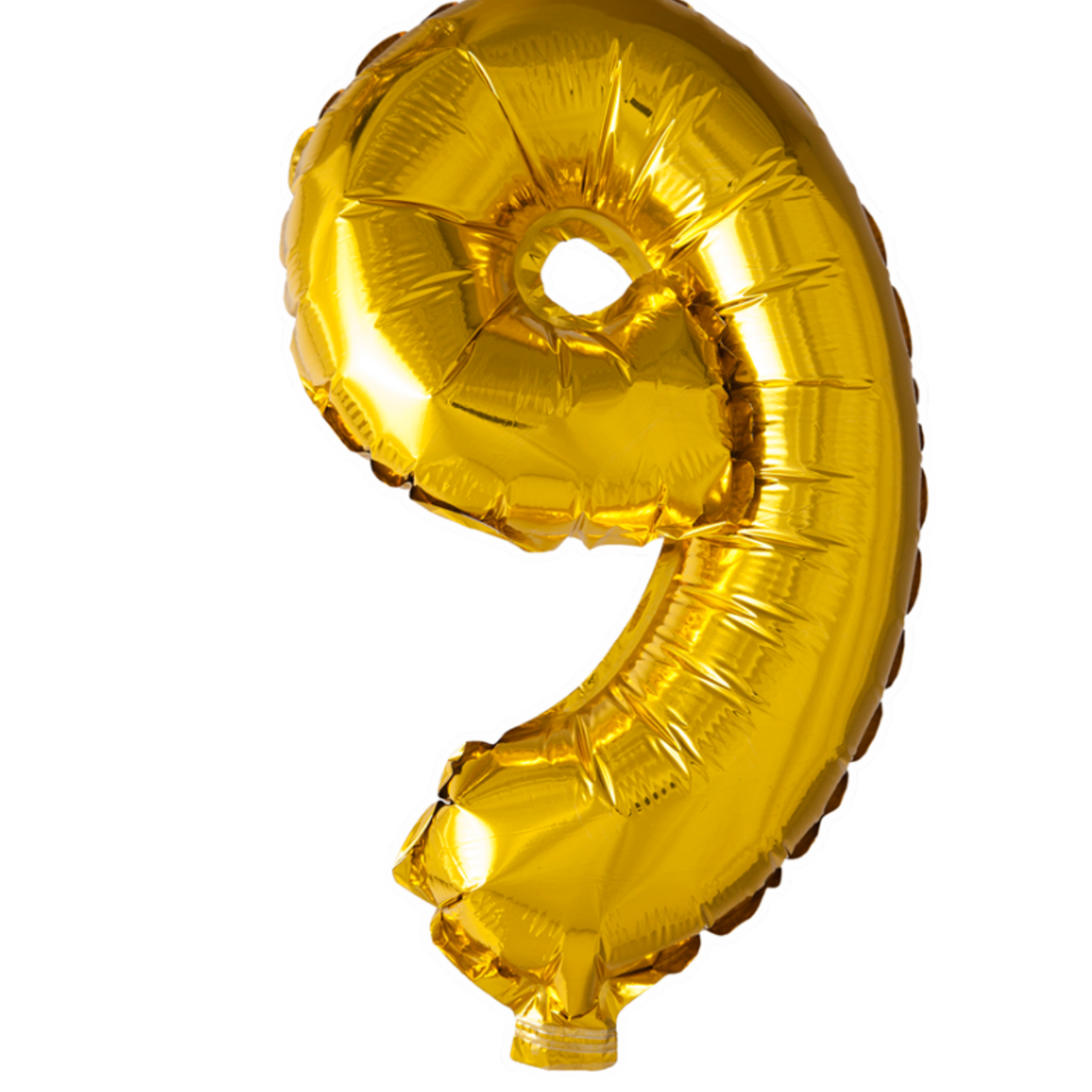 Party Planet Folieballon 16″ nr. 9 goud