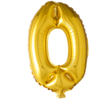 Party Planet Folieballon 16″ nr. 0 goud