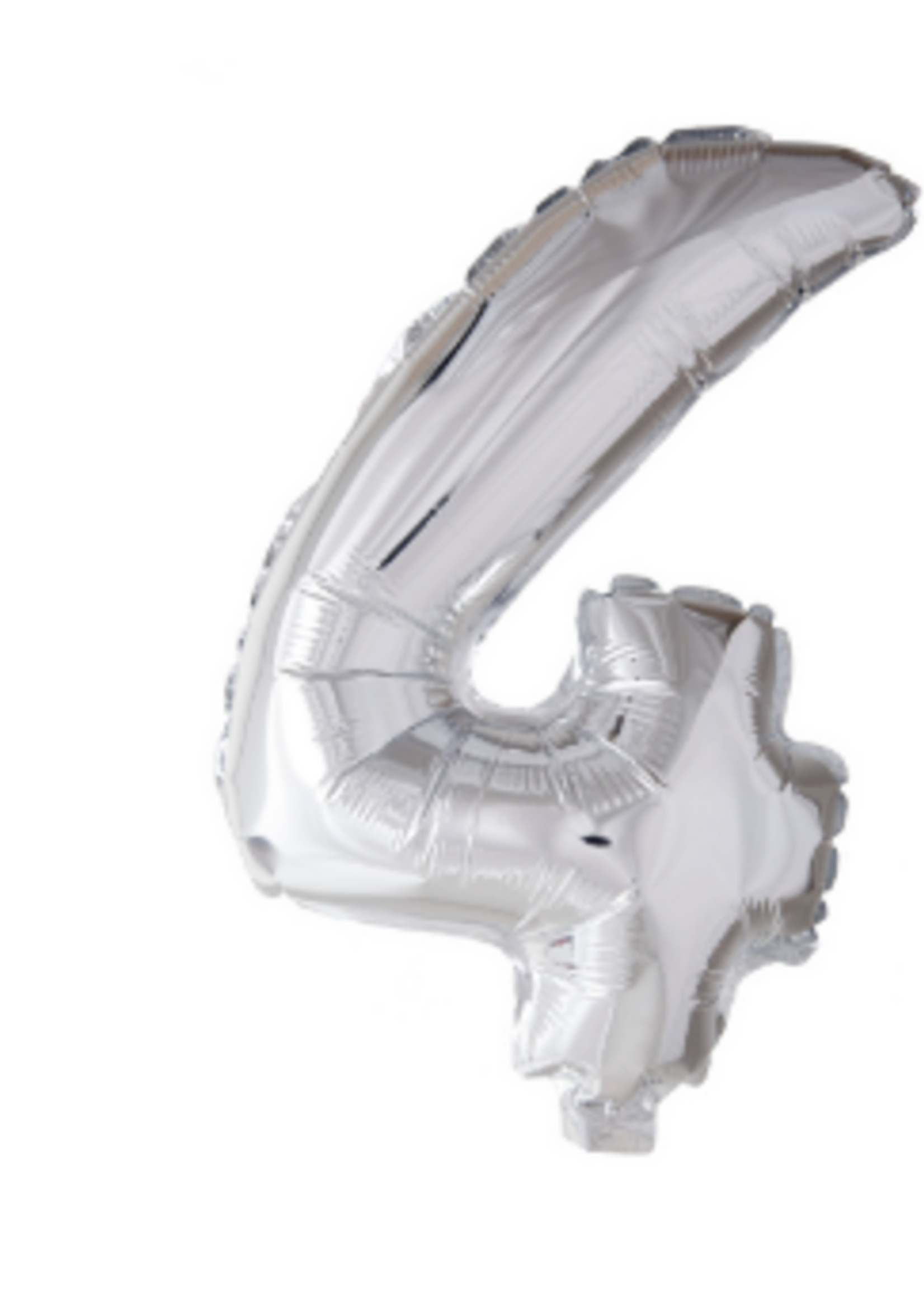 Party Planet Folieballon 16″ nr. 4 zilver