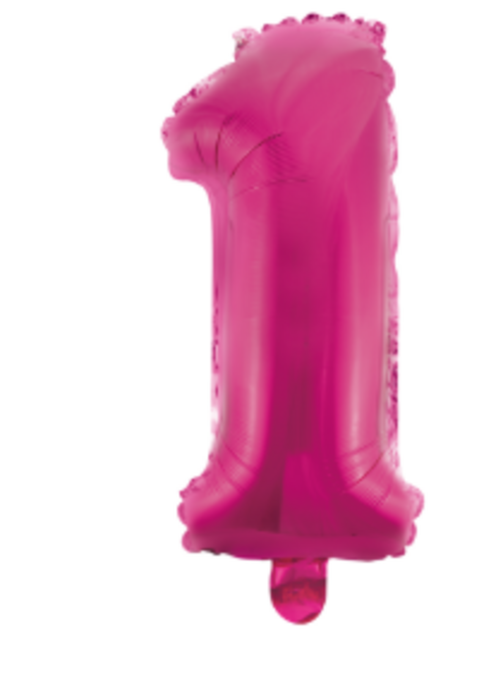 Party Planet Folieballon 16″ nr. 1 roze