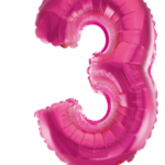 Party Planet Folieballon 16″ nr. 3 roze
