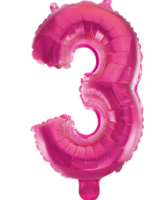 Party Planet Folieballon 16″ nr. 3 roze