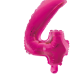 Party Planet Folieballon 16″ nr. 4 roze