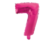 Party Planet Folieballon 16″ nr. 7 roze