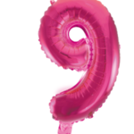 Party Planet Folieballon 16″ nr. 9 roze